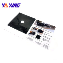 Yaxing 0.3mm gas range stove burner covers gas hob stove top protectors glass fabric for gas stoves
